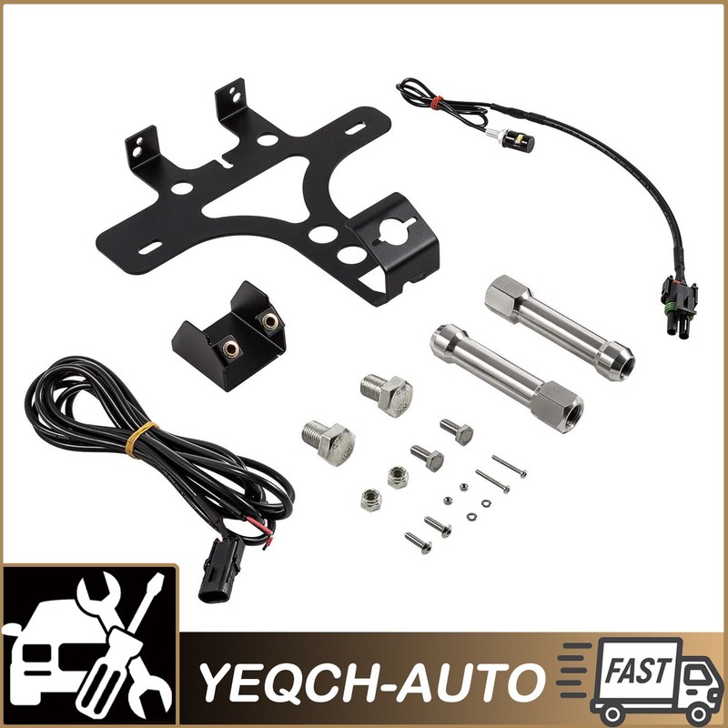 Rear Spare Tire License Plate Relocation Kit for Jeep Wrangler JL JLU 2018-2021