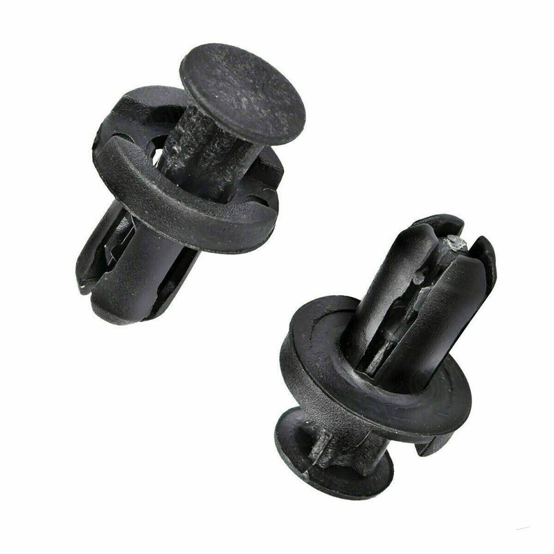 100x For Honda Acura Trim Panel Clips Bumper Fender Push Pin Rivet 10mm Engine gallery