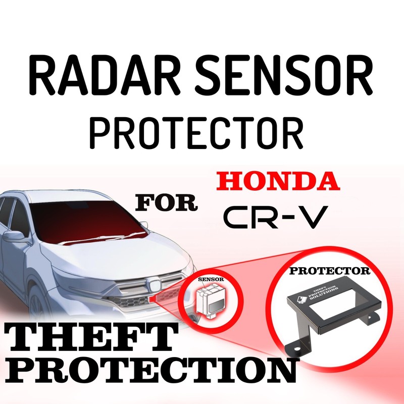 Theft Protection Solutions: Radar Sensor Protector Cover for Honda CRV 2017-2022