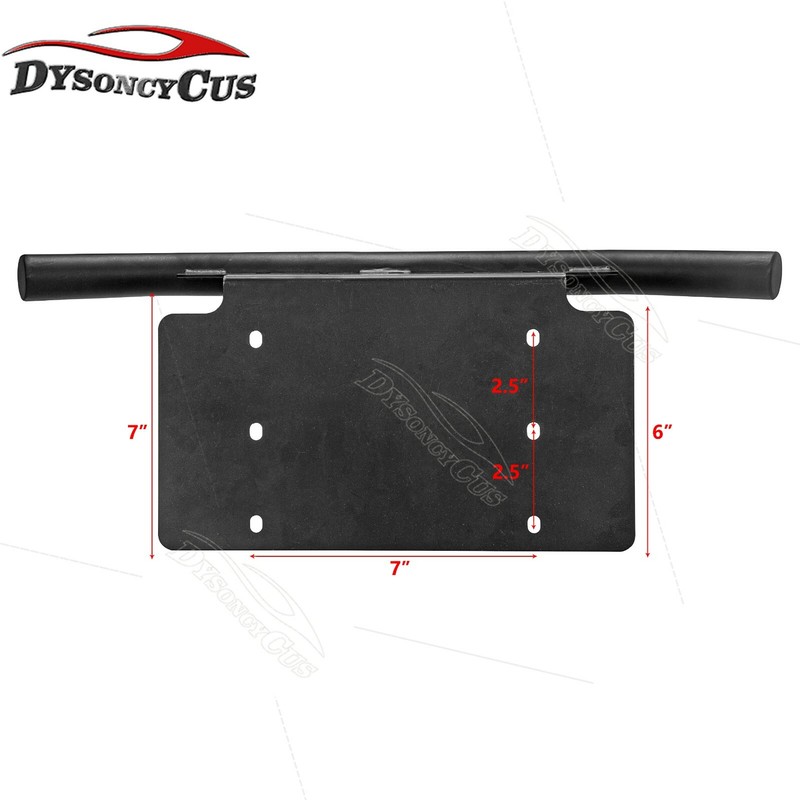 For Chevy Pickup Truck SUV Car Bull Bar Bumper License Plate Light Mount Bracket gallery
