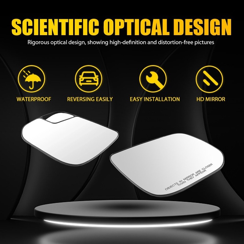 Mirror Glass For 17-22 Chevrolet Colorado Heated Convex Driver Passenger Side 2x gallery