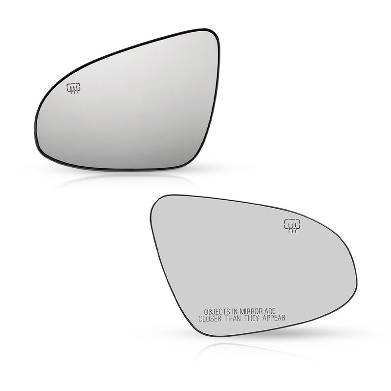 2x Mirror Glass Replacement Heated w/Backing LH RH For 2014-2019 Toyota Corolla gallery