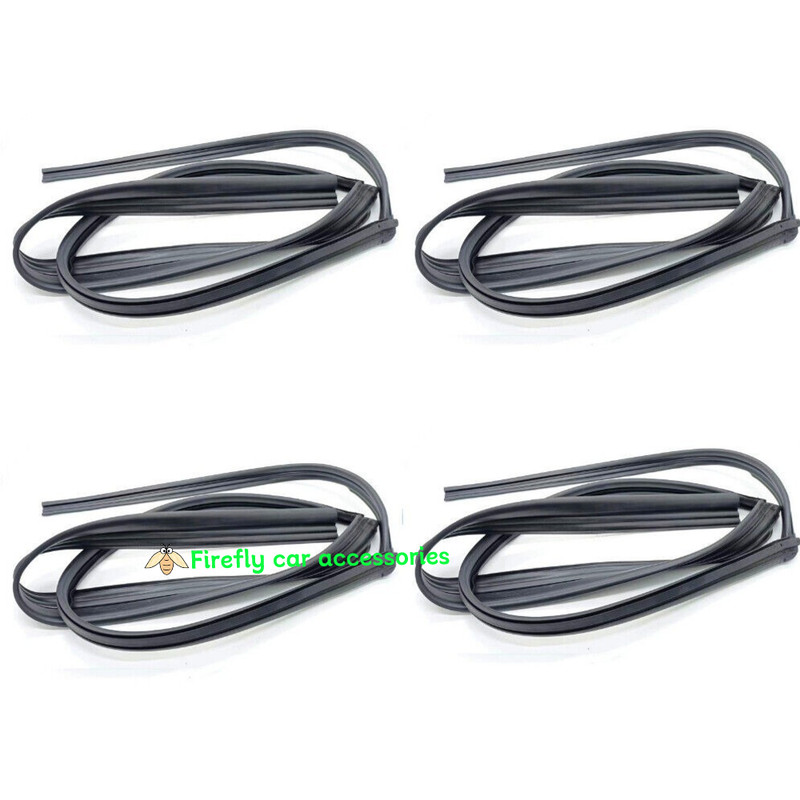 4 PCS Door Glass Run Channel Weather Window Seal Firs For 2015-2020 Honda Fit gallery