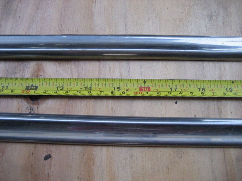 1956 CHEVY FRONT DOOR MOLDING TRIM-4/DOOR HARDTOP TRIM UPPER/LOWER 39-1/4 INCHES gallery