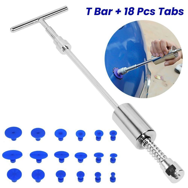 Car Body Dent Paintless Repair Tool Dent Puller Plastic Glue Tabs PDR Tool kit gallery