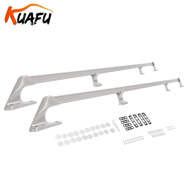 KUAFU For 1967-1991 Chevy GMC Top Bed Rails Heavy Duty Long Bed Truck LH & RH