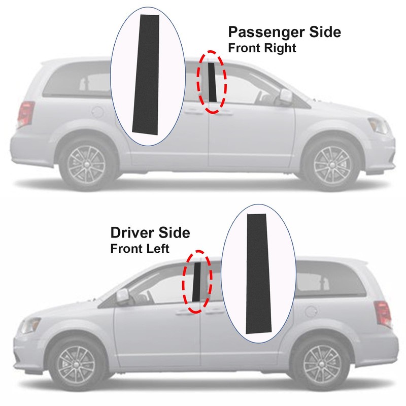 Chrome Side Window Visor Wind Vent Deflector,4pc Outside Mount Style Shade Sun gallery