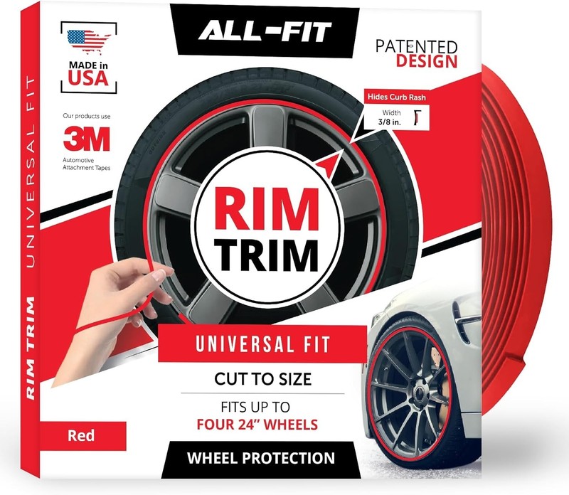 Car Rim Protector Rubber 24 Inch Wheel Curb Rash Protection DIY Easy Fit gallery