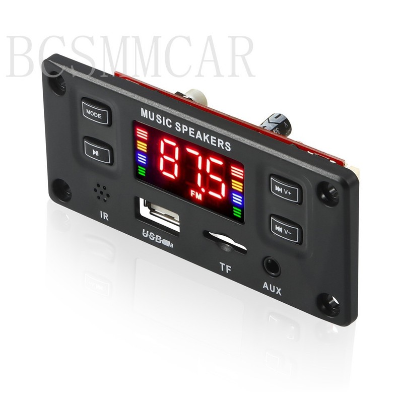 2*30W Bluetooth 5.0 Amplifier MP3 Decoder Board Car Music Player FM Radio TF AUX gallery
