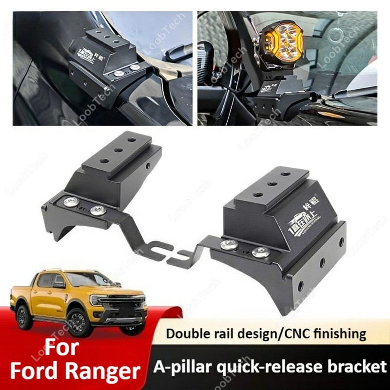 For Ford Ranger A-pillar Spotlight Searchlight Holder Quick-release Bracket
