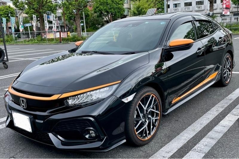 JDM OEM HONDA Civic Hatchback FK7 Type R Type-R Tailgate Garnish Orange JAPAN gallery