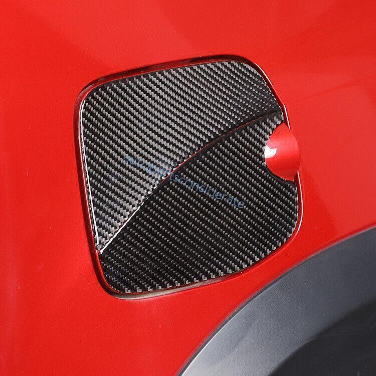 For Toyota Tacoma 2016-2023 Side Door Fuel Oil Tank Cap Cover Real Carbon Fiber gallery