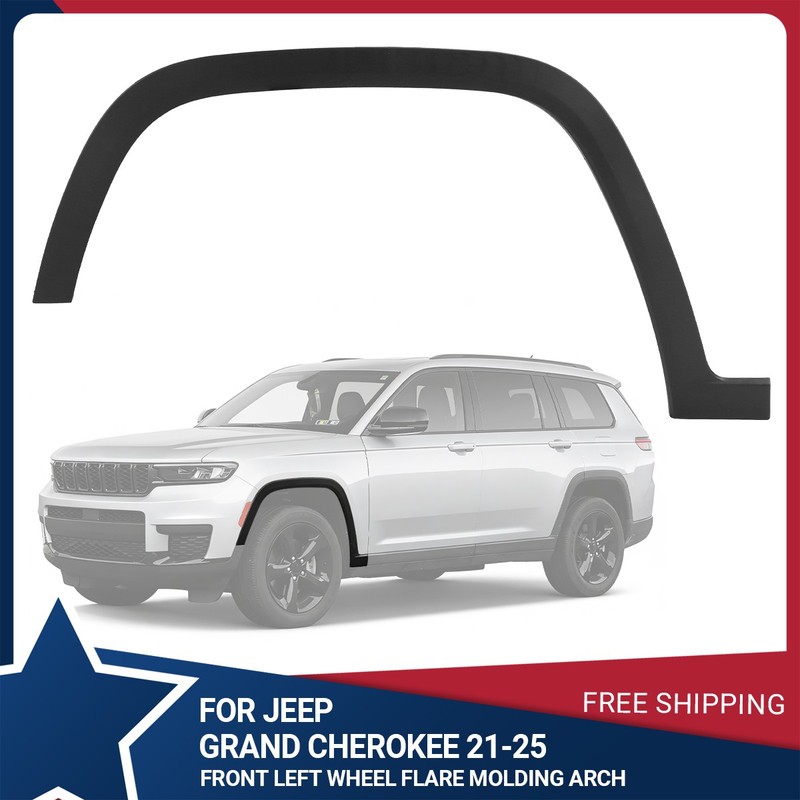Front Left Wheel Arch Fender Molding Flare Trim For Jeep Grand Cherokee 2021-25