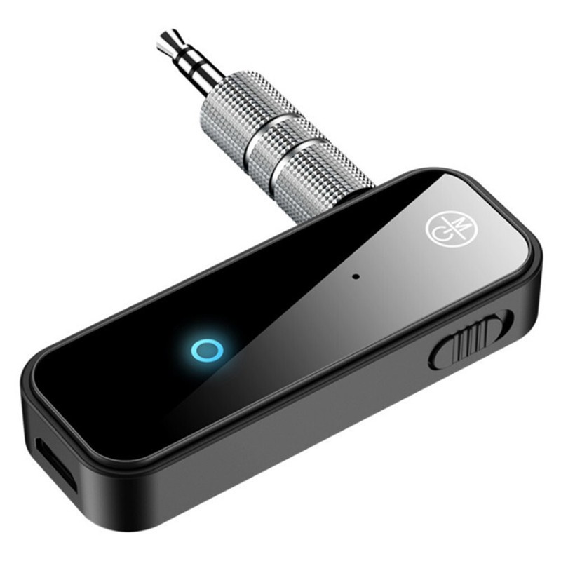 Wireless Bluetooth 5.0 Transmitter Audio Adapter 3.5mm Aux Micro USB Car Kit gallery