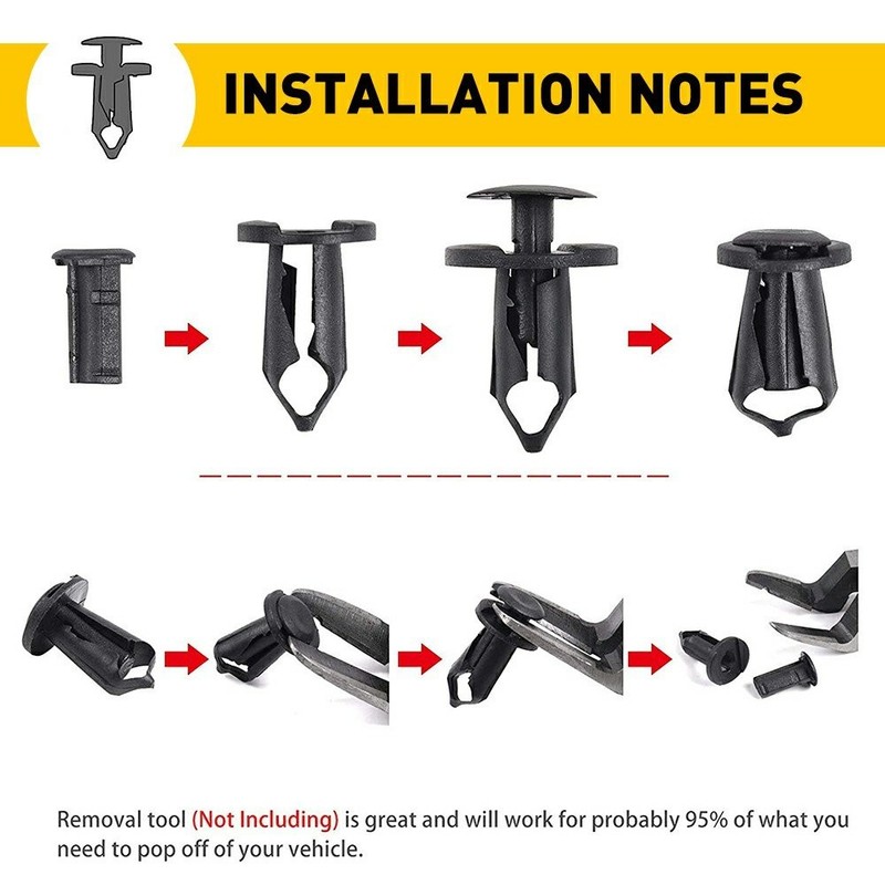 Under Shield Cover Splash Guard Fit 35x Nissan Body M6 Bolts&U-nut Clips- Engine gallery