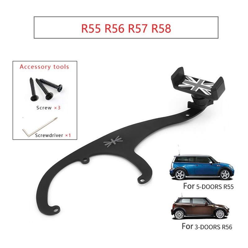 Mobile Car Phone Holder For 2007 - 2015 Cooper S JCW ONE SD R55 R56 R57 R58 R59 gallery