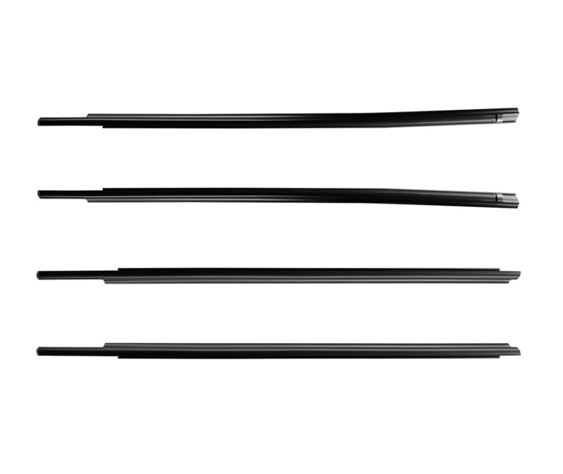 Front & Rear Door Window Seal Belt Molding for 2007-2019 Toyota Tundra Crewmax gallery