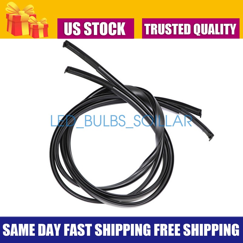 Fits Toyota Prius C Hatchback 1.5L 2012-2019 Roof Molding Left & Right Black