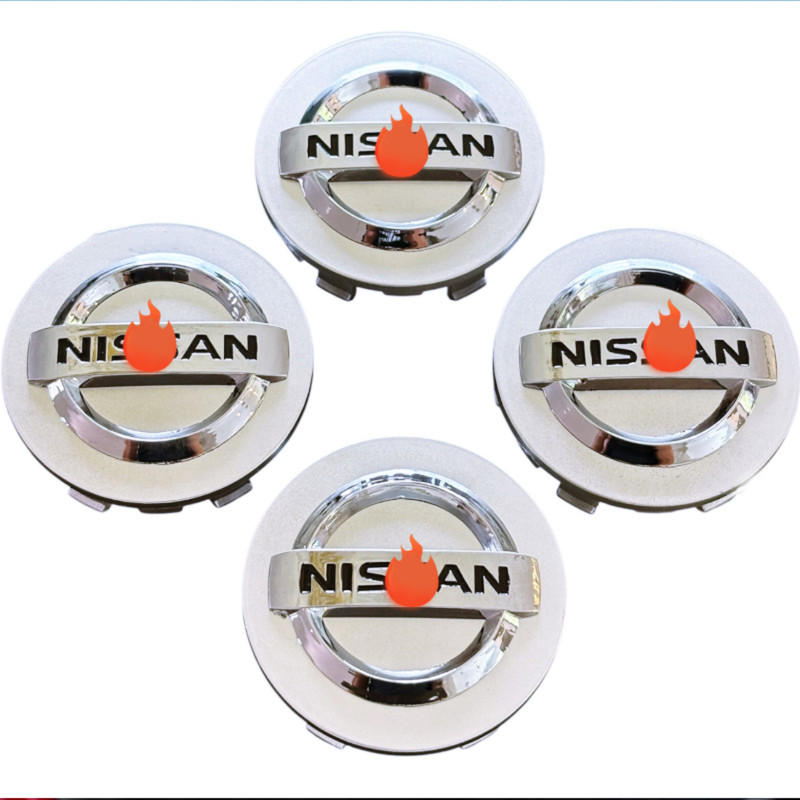 Set of 4 Silver for Nissan Wheel Center Cap 54mm Altima Maxima Murano Versa Leaf