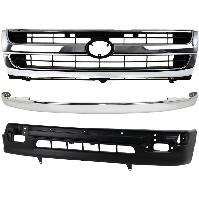 Bumper Face Bar Trim Molding Step Pad Front for Toyota Tacoma 1998-2000