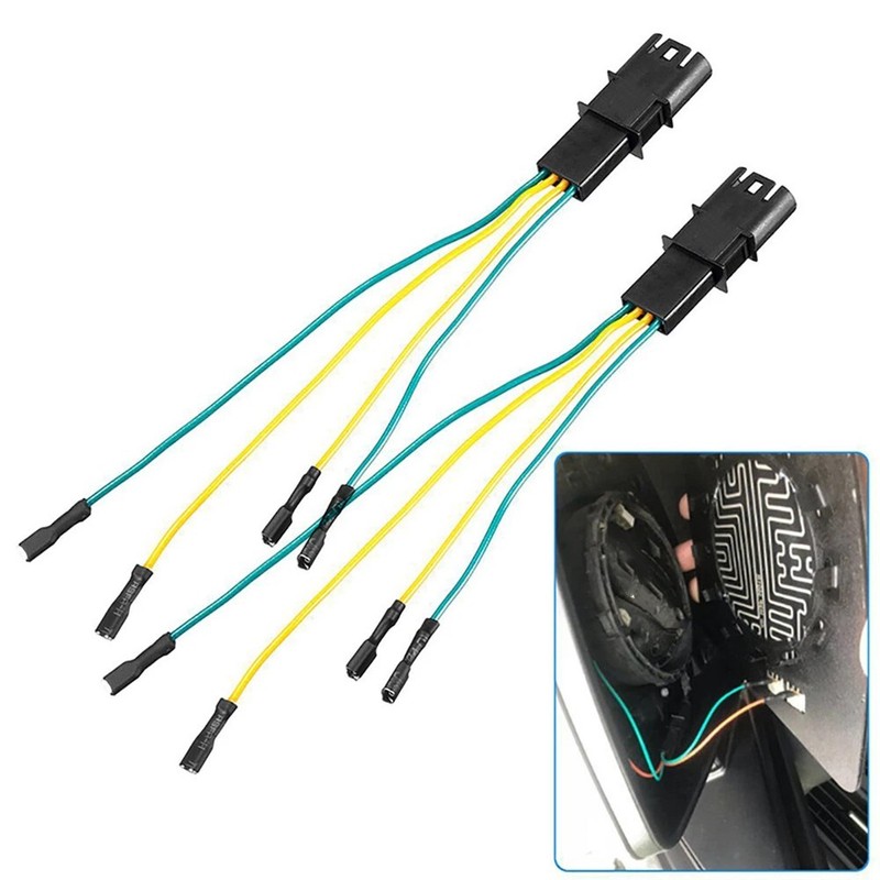 4 Pins Side Mirror Heating Cable Wire Compatible with For BMW E90 F10 For X5 gallery