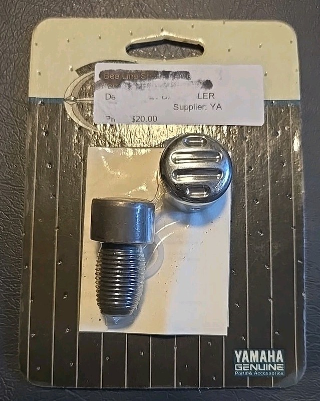 New Yamaha Motorcycle Star STR-4YV27-08-02 Chrome Billet Differential Bolt Cover