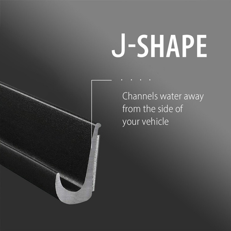 16FT RV Rain Gutter Plastic Drip Rail PVC Rain Strip Roof Rain J Shape gallery
