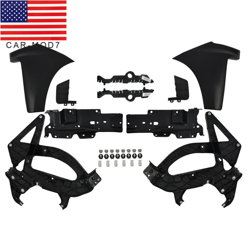 Front Bumper End Cap For 2019-2022 Chevrolet Silverado 1500 w/ Bracket