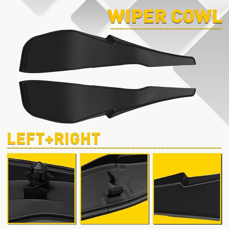 2-20 Front Windshield Wiper Side Cowl Kit For Chevy Malibu 2016-2025 Accessories gallery