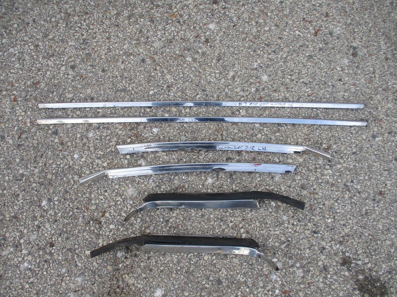 1969 1970 Buick Electra 225 Limited 2 dr. Hardtop Roof Drip Rail Trim Moldings