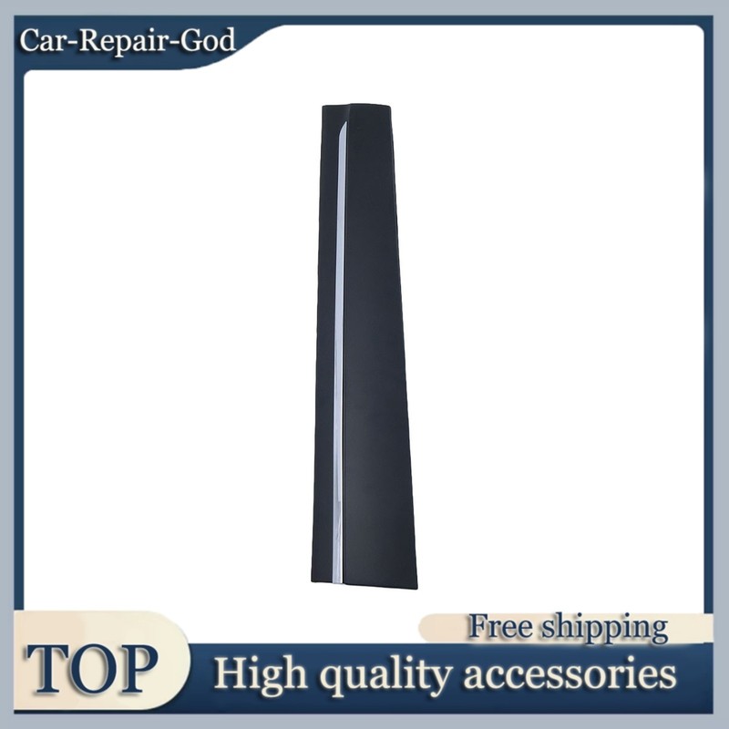 Fit 2019-2022 Honda Pilot Front Lower Door Molding Trim W/Chrome Right Side