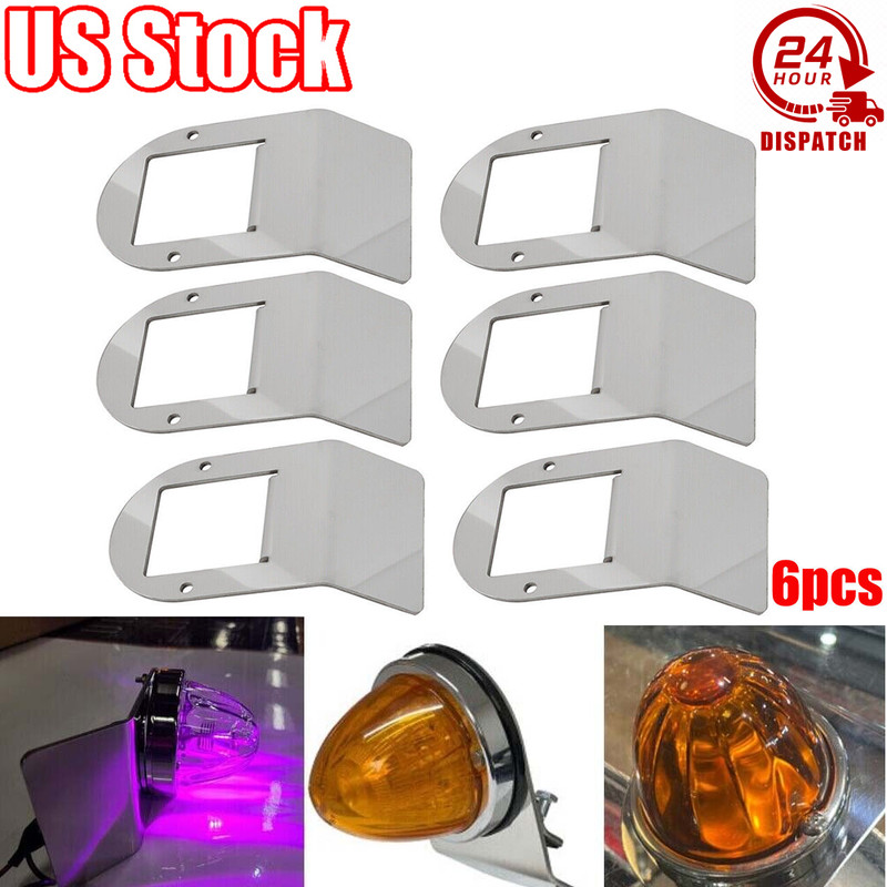 6X Watermelon Under Glow Frame Bracket For Peterbilt/Kenworth 359/379/389 660 US