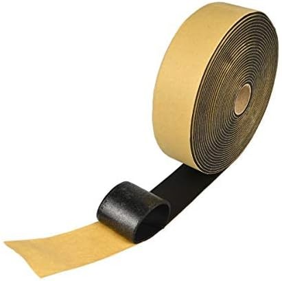 Weather Stripping Door Seal Strip 30 Feet, 2 Inch Wide X 1/8 Thick Black gallery