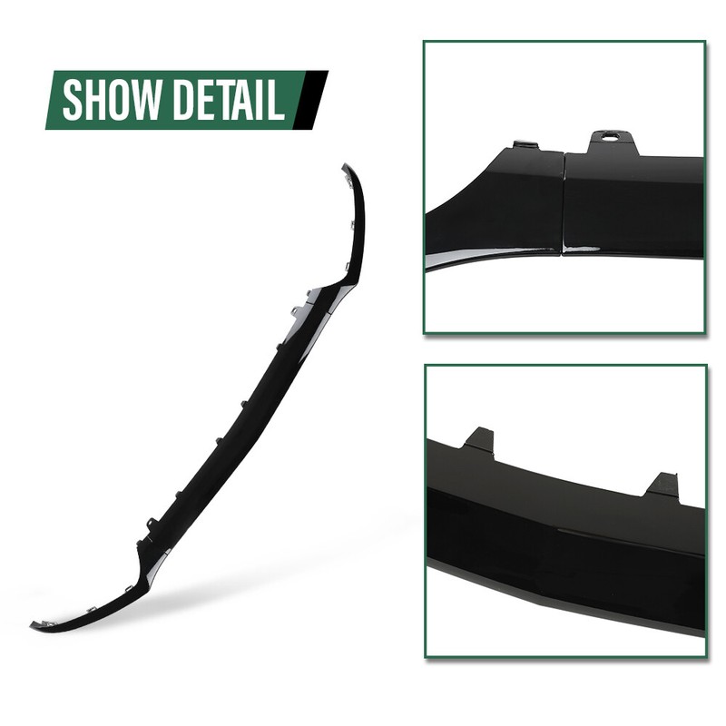 Fit For 2015-2018 Mercedes-Benz W205 AMG Front Bumper Lip Lower Molding Trim gallery