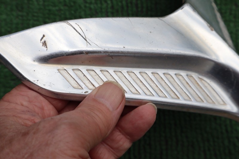 1960 Chevrolet Belair airplane side trim fits both 2 door cars and 4 door cars gallery