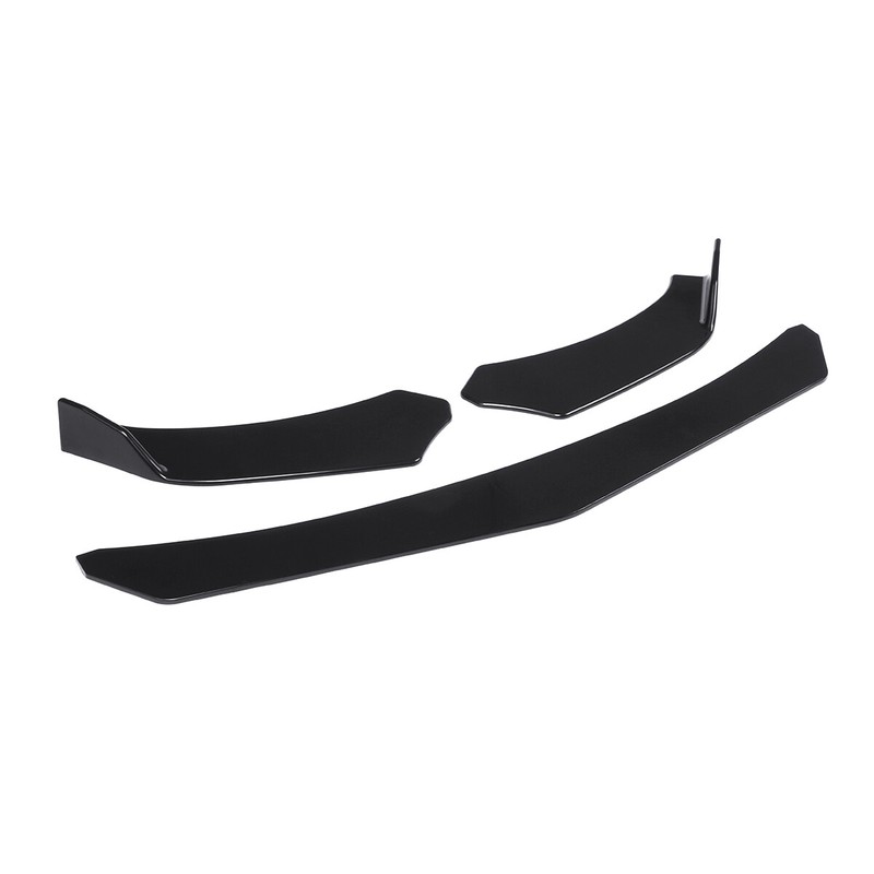 For W212 Mercedes Benz E Class E350 E550 For Front Splitter Spoiler Kit Black gallery