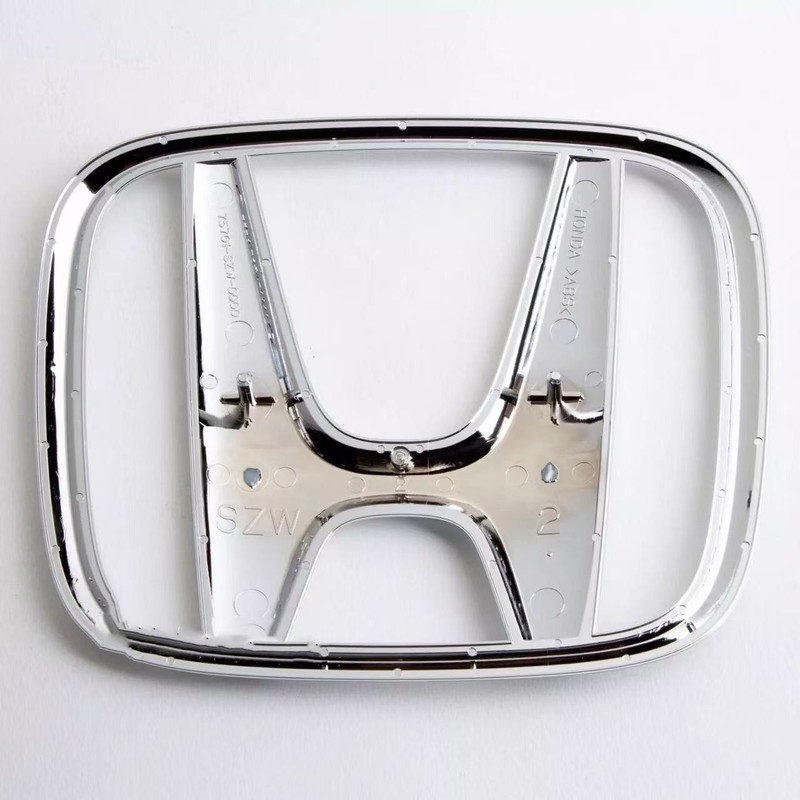 NEW For Civic 2016-2021 Front Grille Chrome H Emblem Silver Badge 75700-TF0-000 gallery