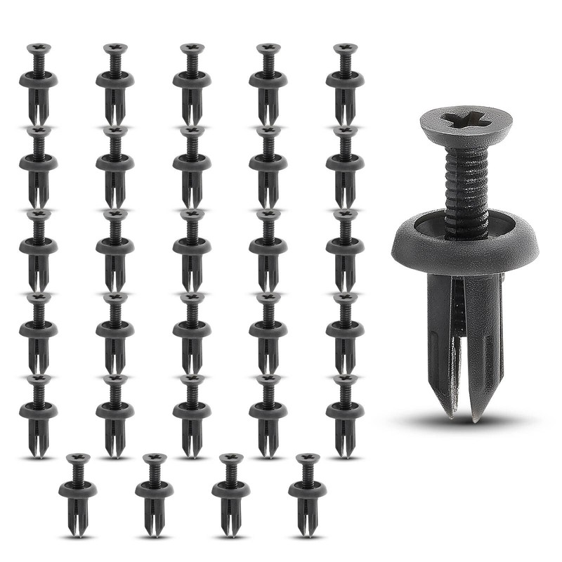 30Pcs Front Bumper Fascia Push Type Screw Retainer Clips for Toyota Toyota 5mm gallery
