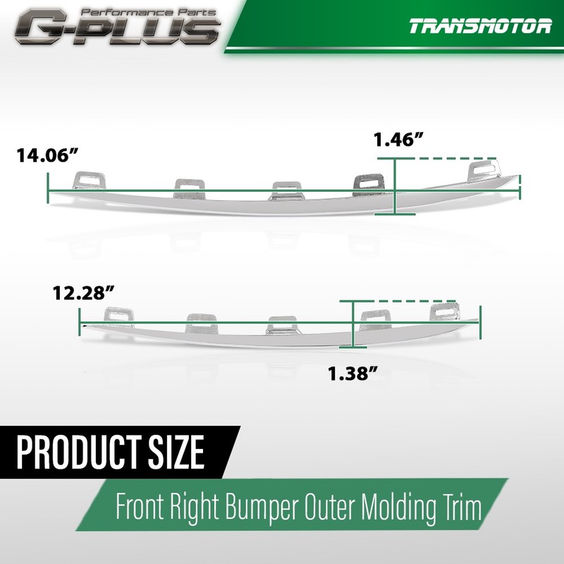 Front Right Bumper Outer Molding Trim For Mercedes Benz GLE W167 2020-25 GLE450 gallery