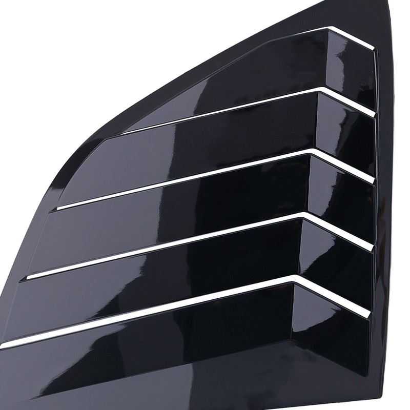 Side Window Louvers ABS Privacy Panel for Honda CR-V 2023-2024 Gloss Black gallery