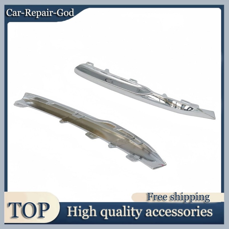 Front Bumper Trim Set Driver & Passenger Fits BMW F30 320i 328d 330e 330i 340i
