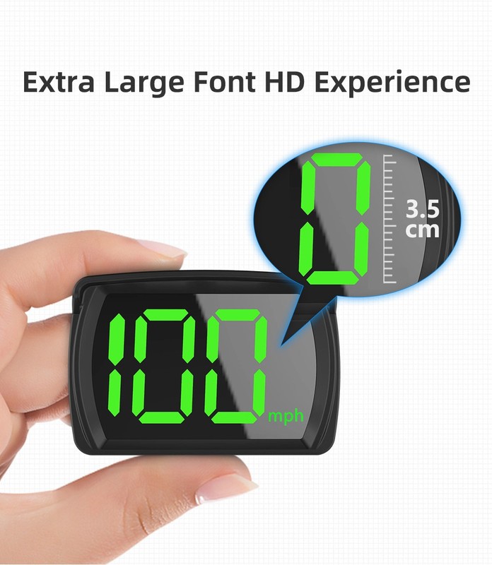 Digital GPS HUD Car Head Up Display Projector Speedometer MPH Speed Speedometer gallery