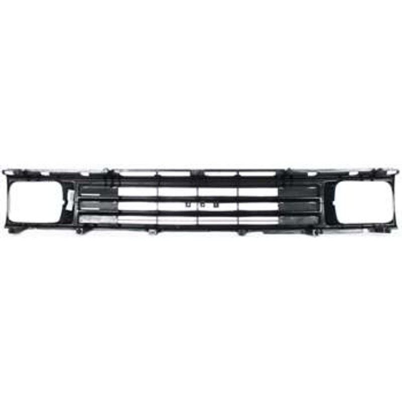 Grille For 87-88 Toyota Pickup Silver Shell w/ Black Insert Plastic gallery