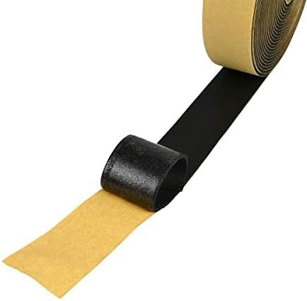 Weather Stripping Door Seal Strip 30 Feet, 2 Inch Wide X 1/8 Thick Black gallery