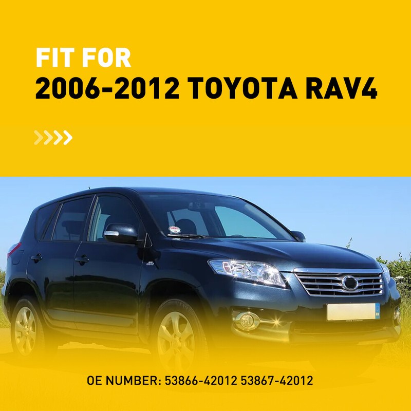 For 2006-12 Toyota RAV4 Front Wiper Side Cowl Extension Cover Trim Accessories U gallery