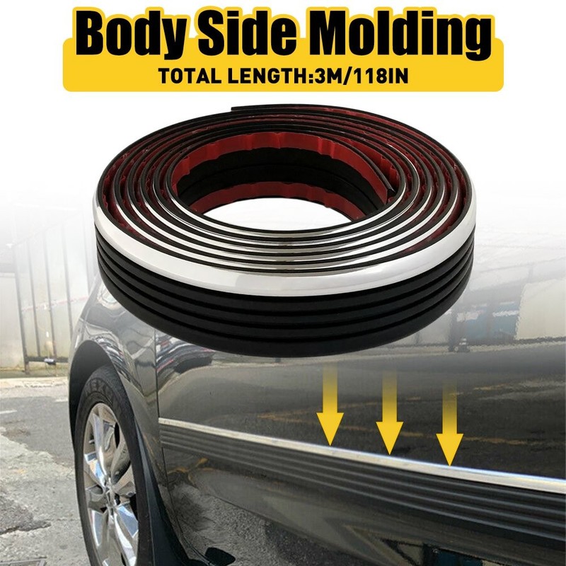 118» Body Belt Outside Side For Chevy GMC Molding Protector Roll 88-98 Truck