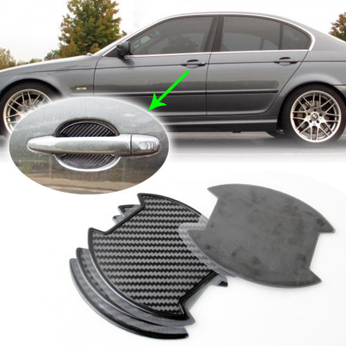 4 Pcs Fit FOR BMW 3-Series E46 2D 4D Side Door Bowl Sticker Decoration 99-05