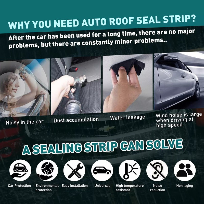 Car Weatherstrip 16Ft T-Shape Door Seal Strip Moulding Trim Trunk Edge Rubber gallery