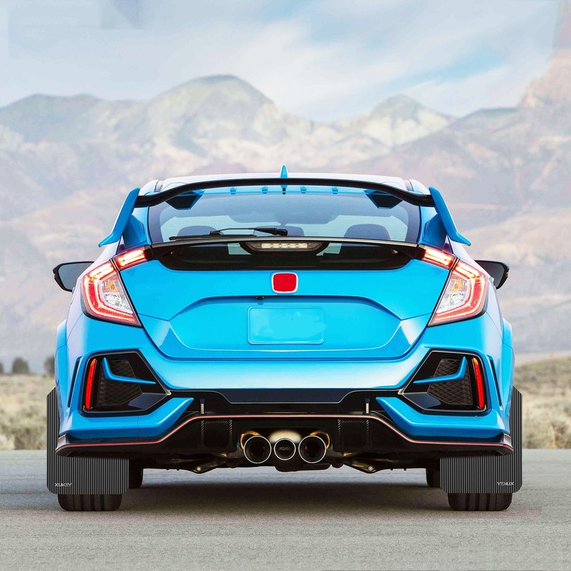 Rally Racing Splash Guards For Honda Civic Type R S Si Mud Flaps Mudguards Hatch gallery