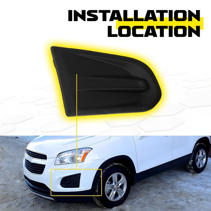 LH RH Side Fog Lamp Light Cover Front Bumper Outer For 2013-2016 Chevrolet Trax gallery